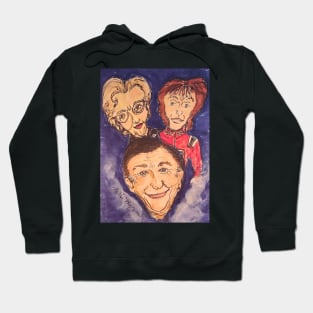 Faces of Robin Williams Hoodie